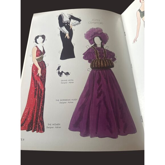 Glamorous Movie Stars Of The Thirties Paper Dolls Tom Tierney 1978 Dover uncut - Picture 4 of 7